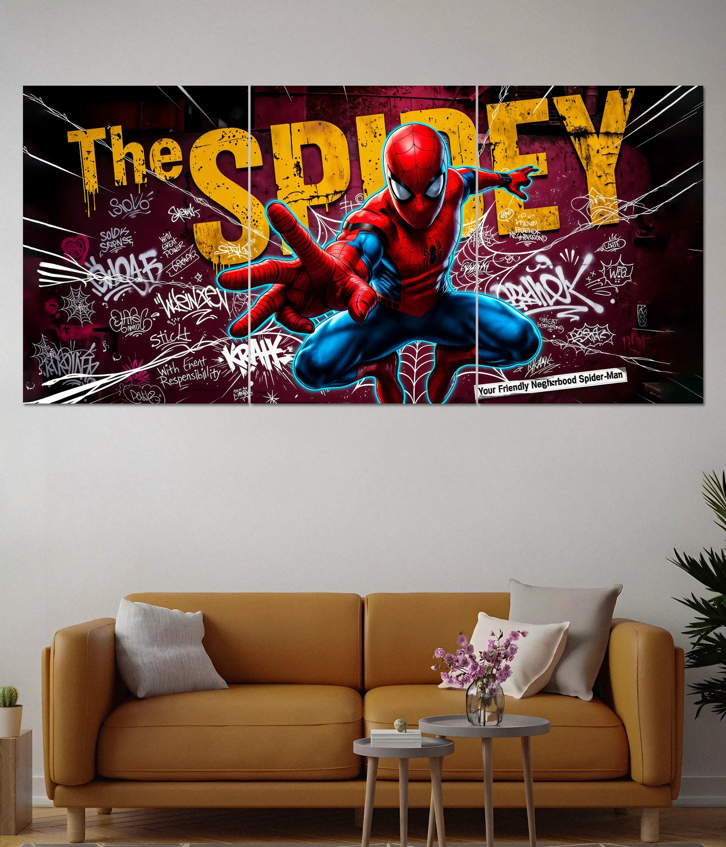 The Spidey 3-Piece Spider-Man Split Poster - Everanta