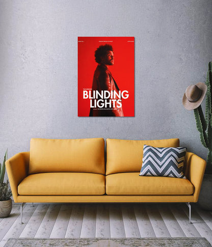 The Weeknd – Blinding Lights Wall Poster - Everanta