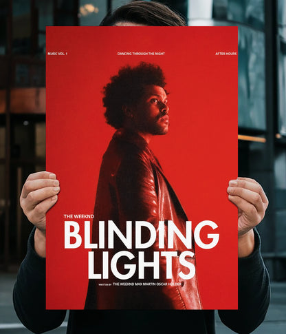 The Weeknd – Blinding Lights Wall Poster Main Image - Everanta
