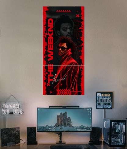 The Weeknd Split Wall Poster Main Image - Everanta