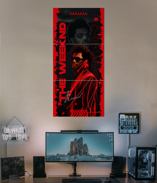 The Weeknd Split Wall Poster Main Image - Everanta