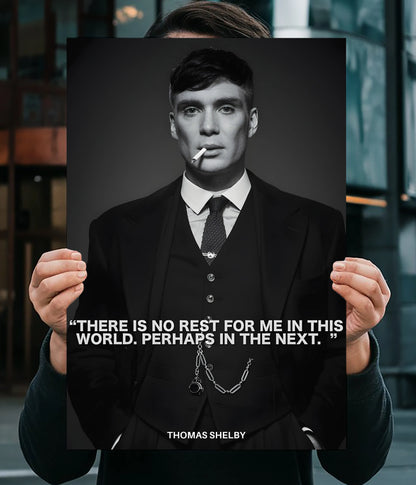 Thomas Shelby Quote Wall Poster Main Image - Everanta