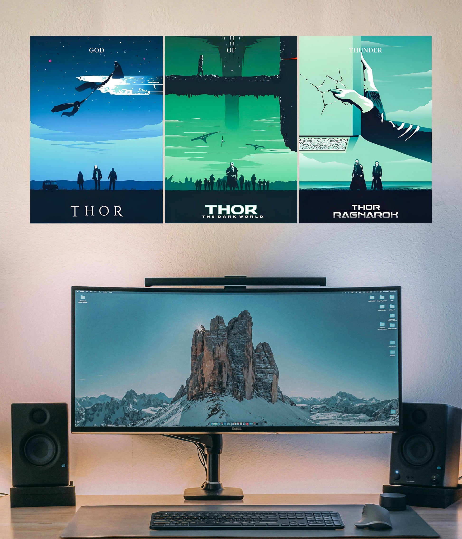 Thor Split Poster Set – God Of Thunder - Everanta