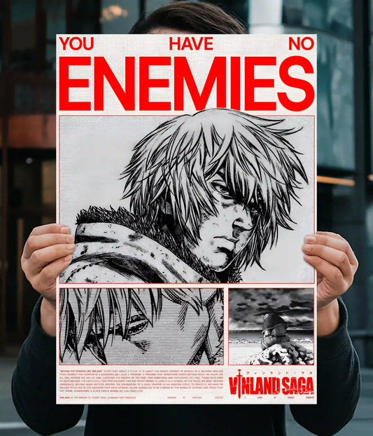 Thorfinn "You Have No Enemies" Vinland Saga Poster Main Image - Everanta