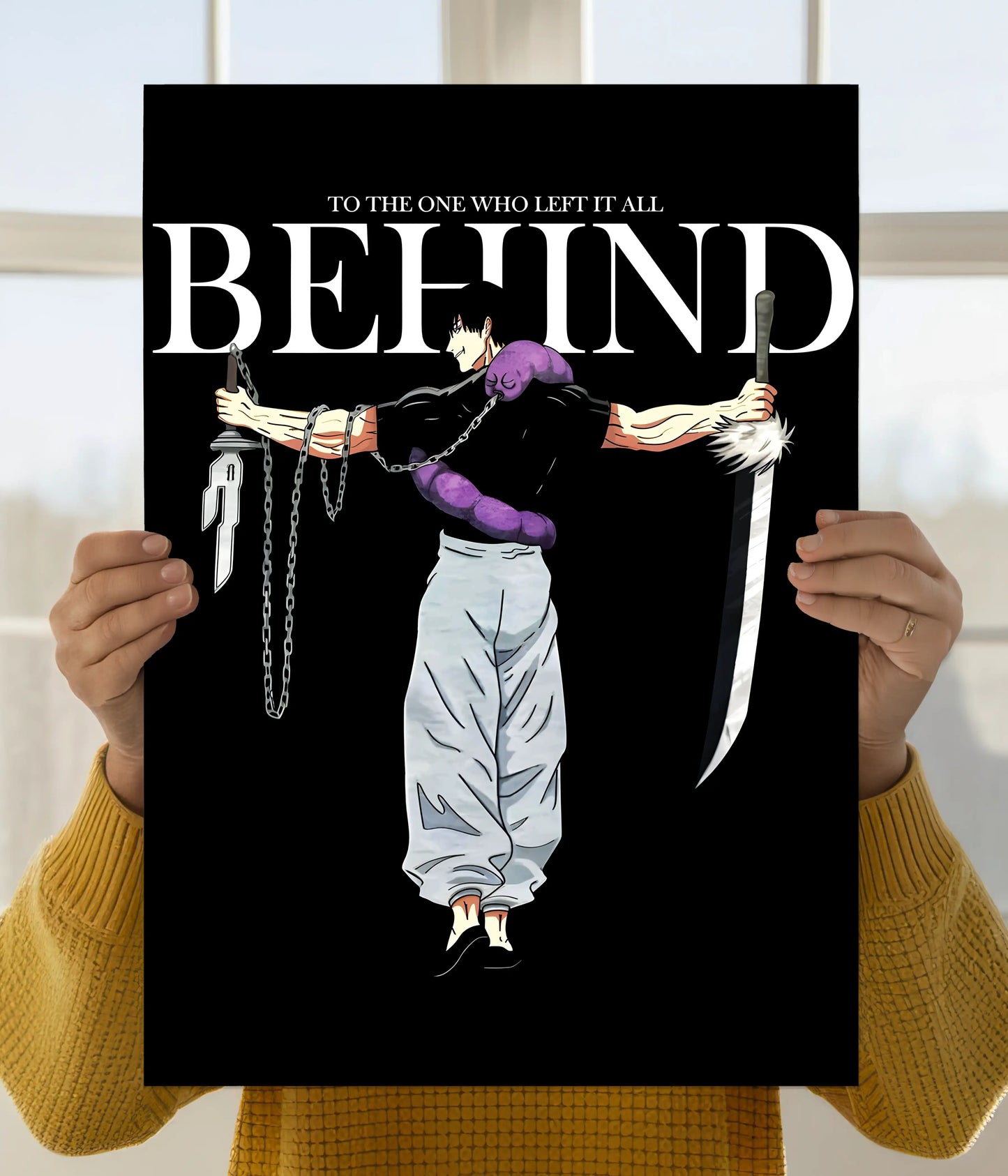 Toji Fushiguro - Left It All Behind Wall Poster Main Image - Everanta