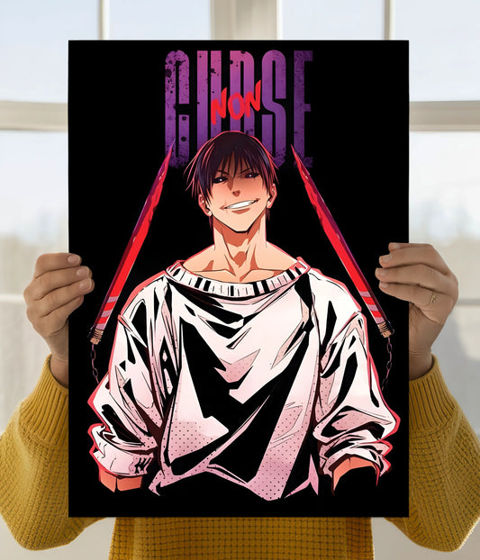 Toji Fushiguro “Curse No More” Wall Poster Main Image - Everanta