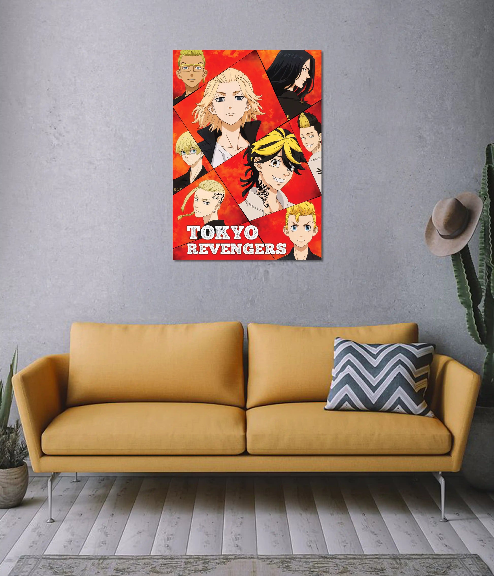 Tokyo Revengers Characters Anime Wall Poster on Wall - Everanta