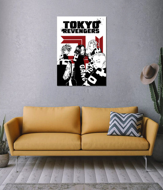 Tokyo Revengers Gang Anime Wall Poster on Wall - Everanta
