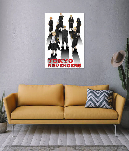 Tokyo Revengers Toman Gang Anime Wall Poster on Wall - Everanta