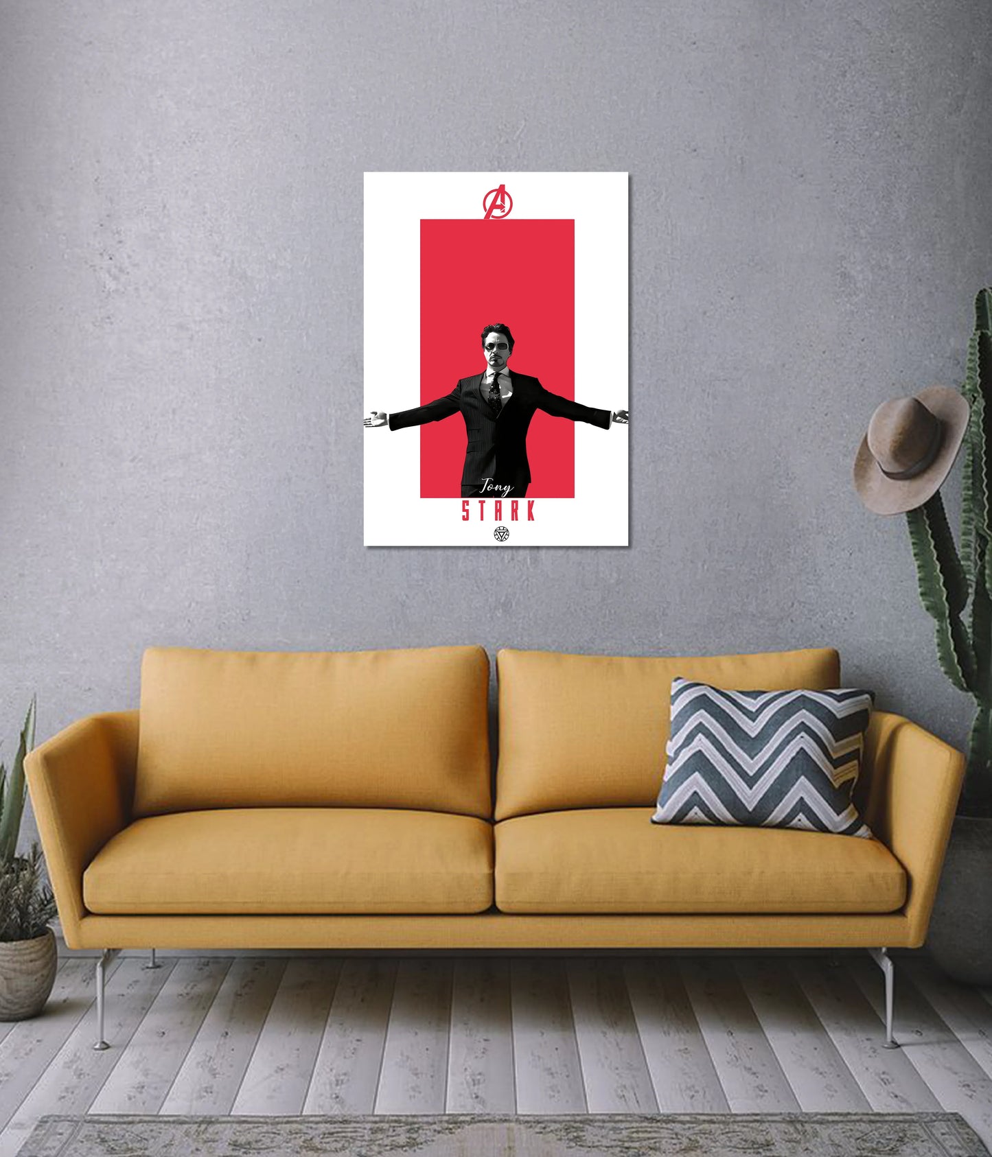 Tony Stark – Iron Man Minimalist Wall Poster - Everanta