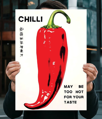 Too Hot for Your Taste – Chilli Poster Main Image - Everanta