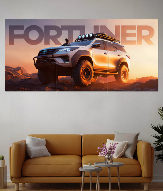 Toyota Fortuner Offroad Adventure – Split Wall Poster - Everanta