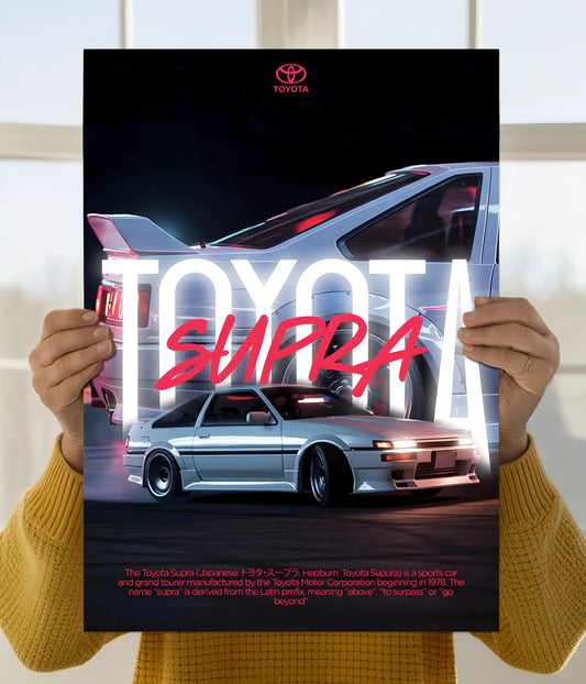 Toyota Supra JDM Legend Wall Poster Main Image - Everanta