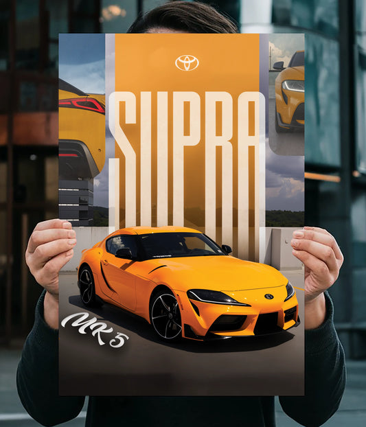 Toyota Supra MK5 Wall Poster Main Image - Everanta
