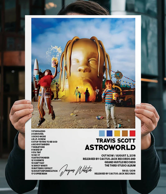 Travis Scott Astroworld Album Cover Poster Main Image - Everanta