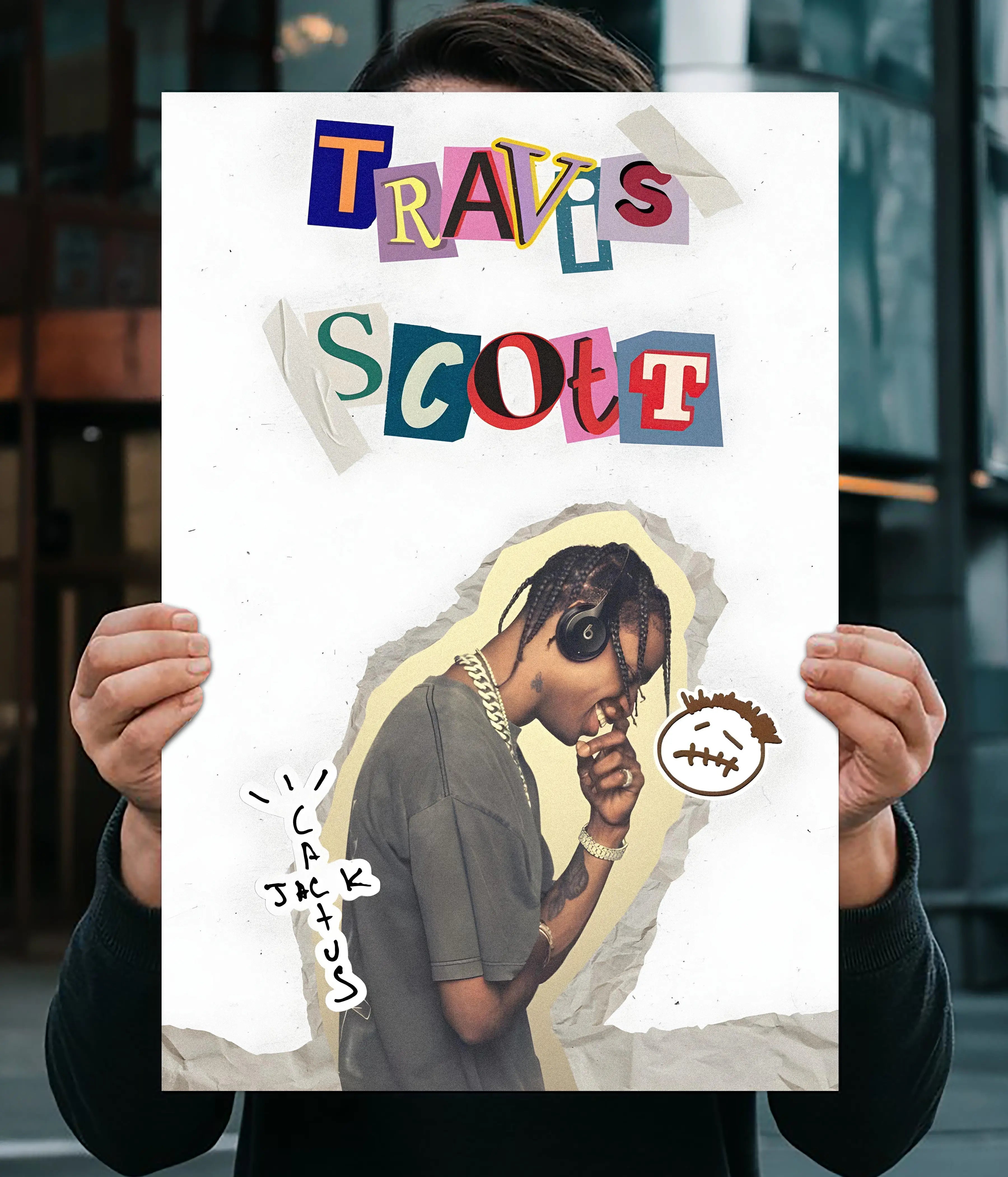 Travis Scott – Cactus Jack Poster | Singers Collection | Everanta
