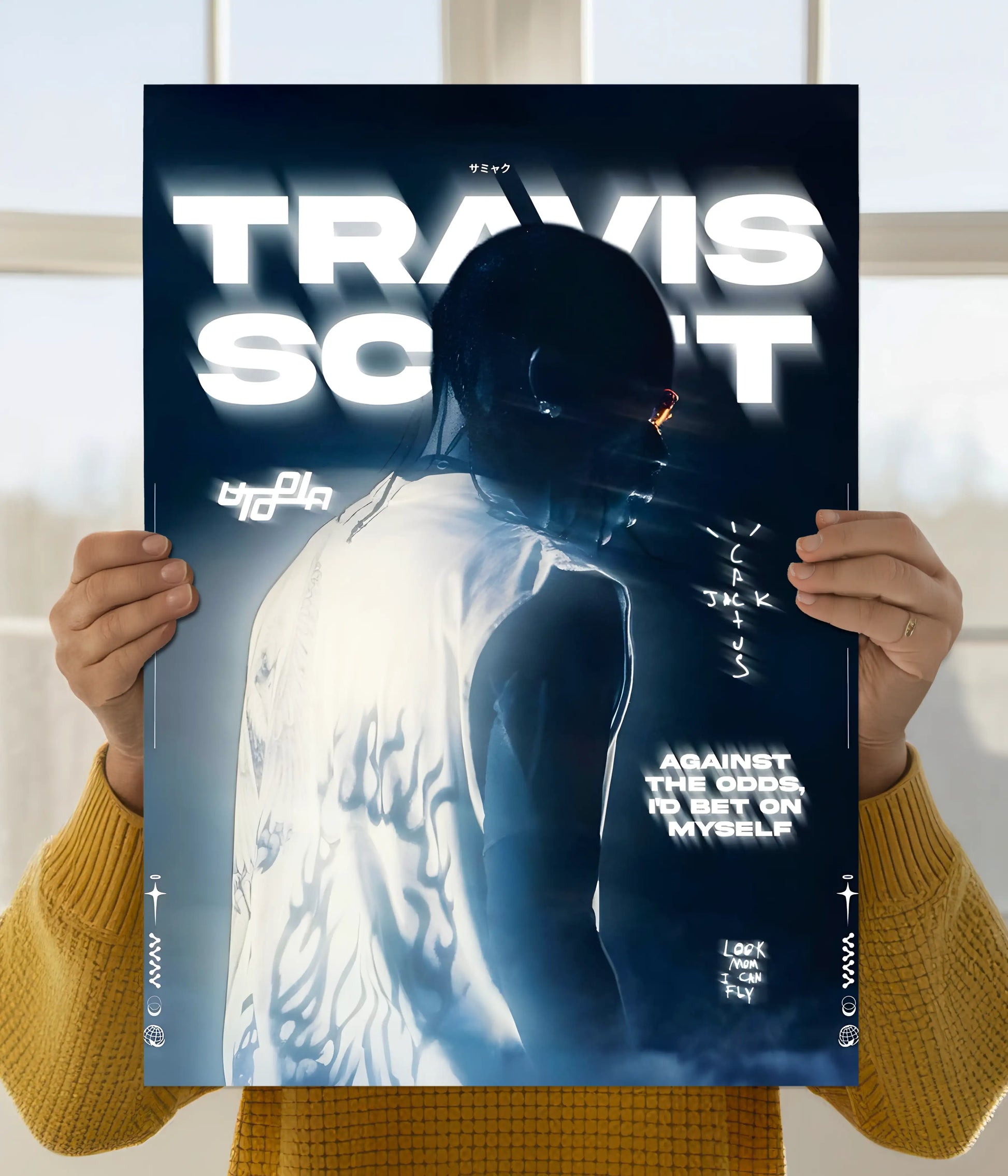 Travis Scott Neon Dream Poster Main Image - Everanta