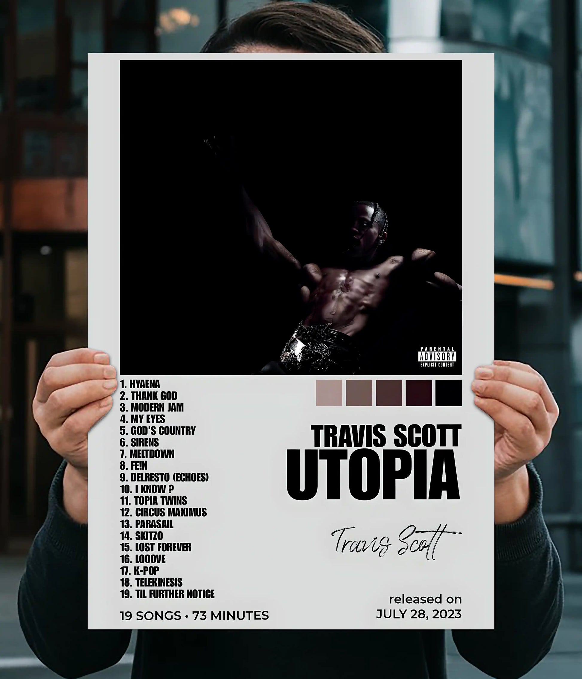 Travis Scott UTOPIA Album Poster Main Image - Everanta
