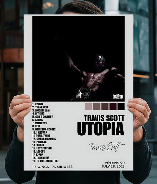 Travis Scott UTOPIA Album Poster Main Image - Everanta