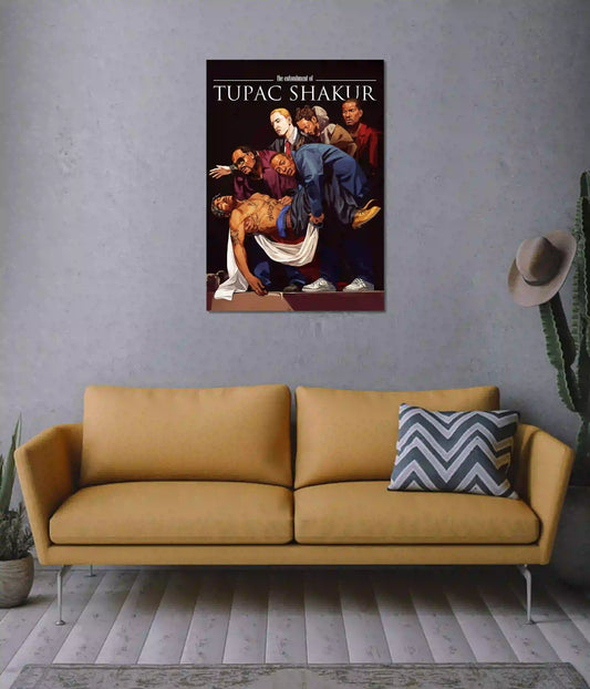 Tupac Shakur Legacy Wall Poster on Wall - Everanta