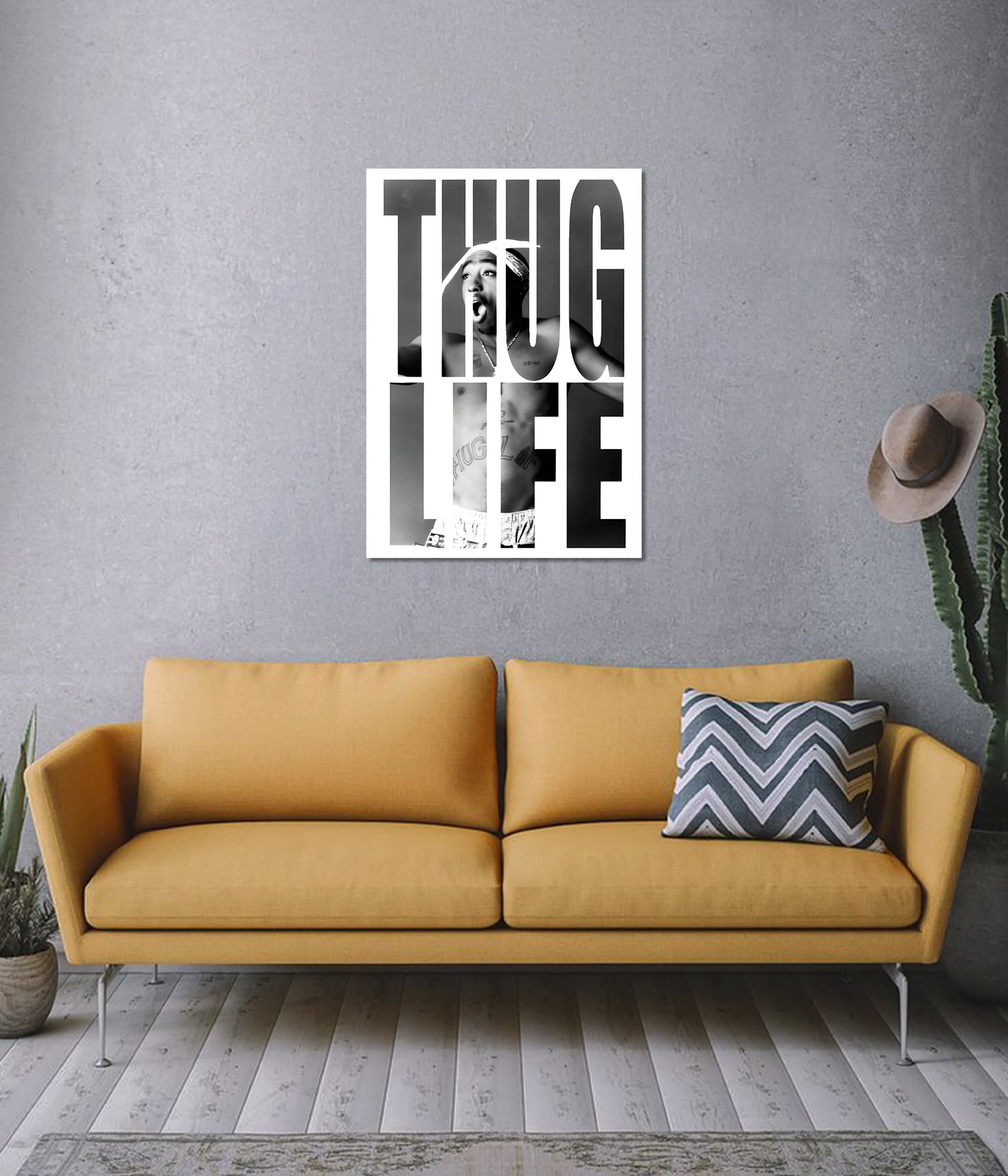 Tupac Shakur – Thug Life Wall Poster - Everanta