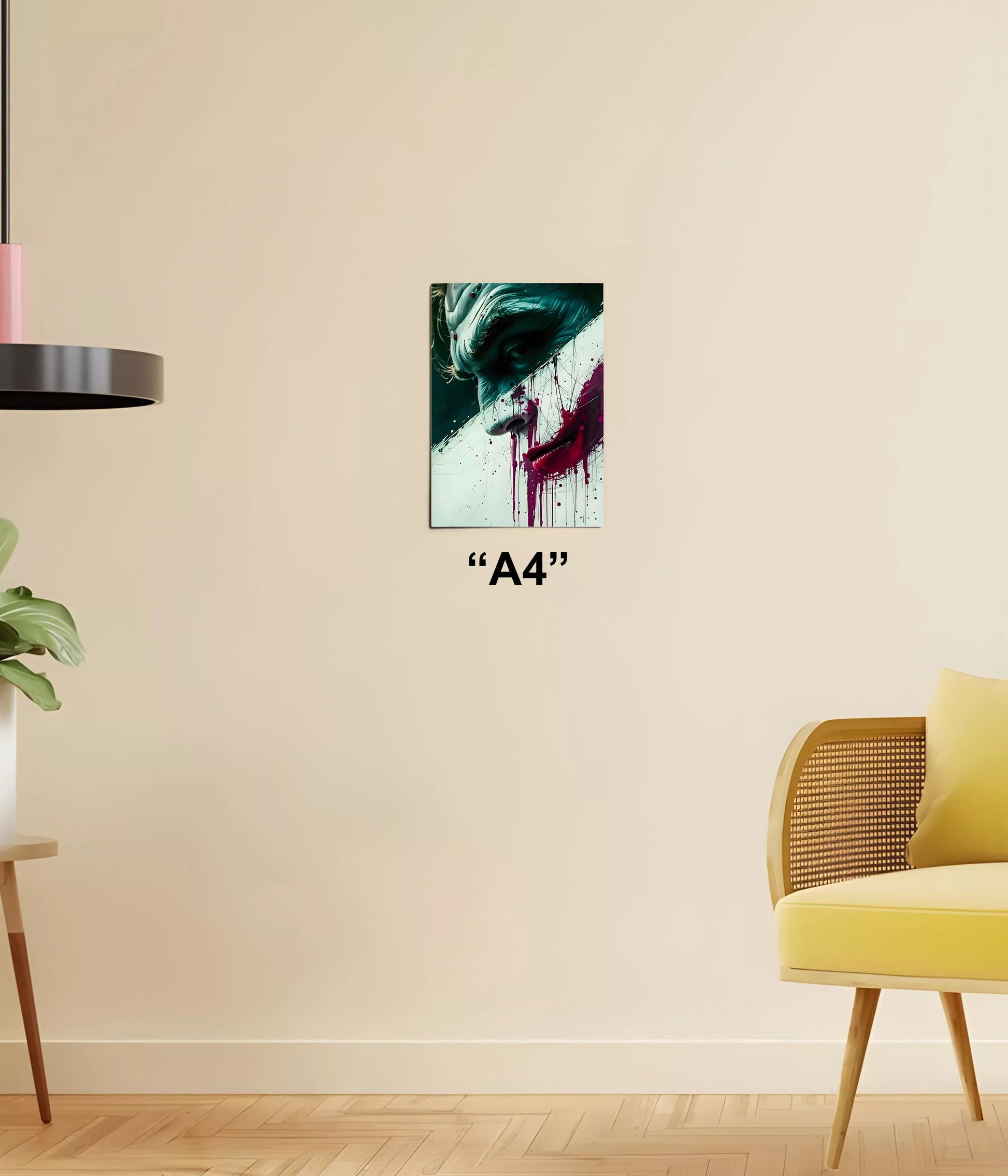 Twisted Smile – Joker Wall Poster A4 Size - Everanta