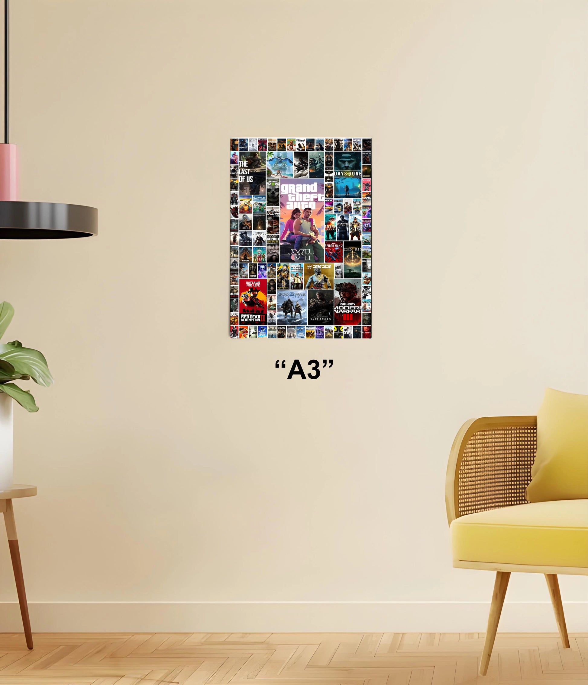 Ultimate Gamer Collage Poster A3 Size - Everanta