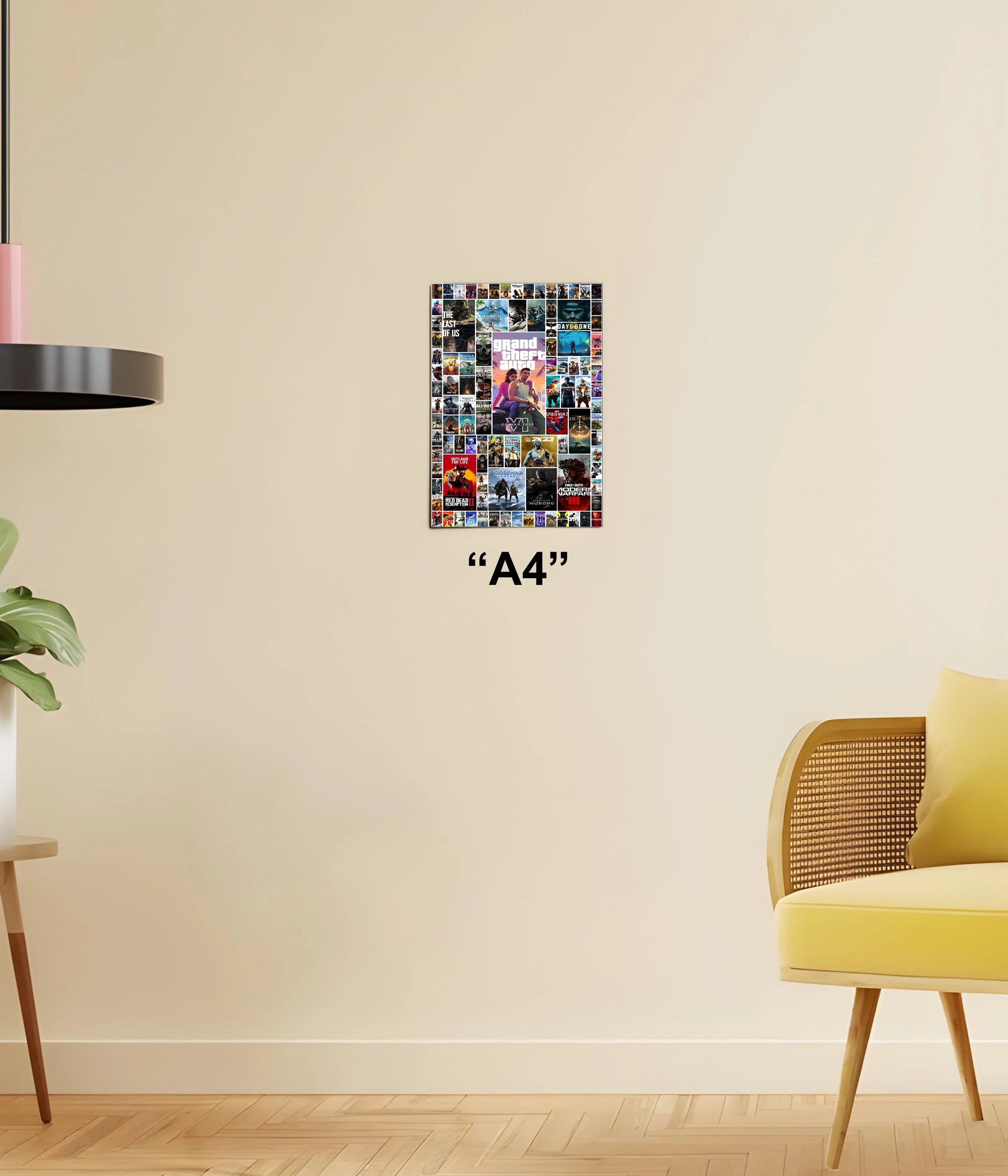 Ultimate Gamer Collage Poster A4 Size - Everanta