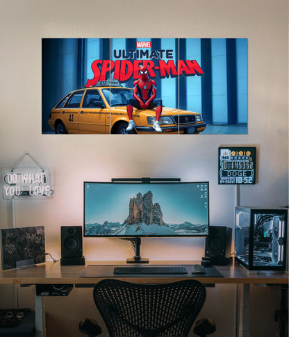 Ultimate Spiderman Split Wall Poster Main Image - Everanta