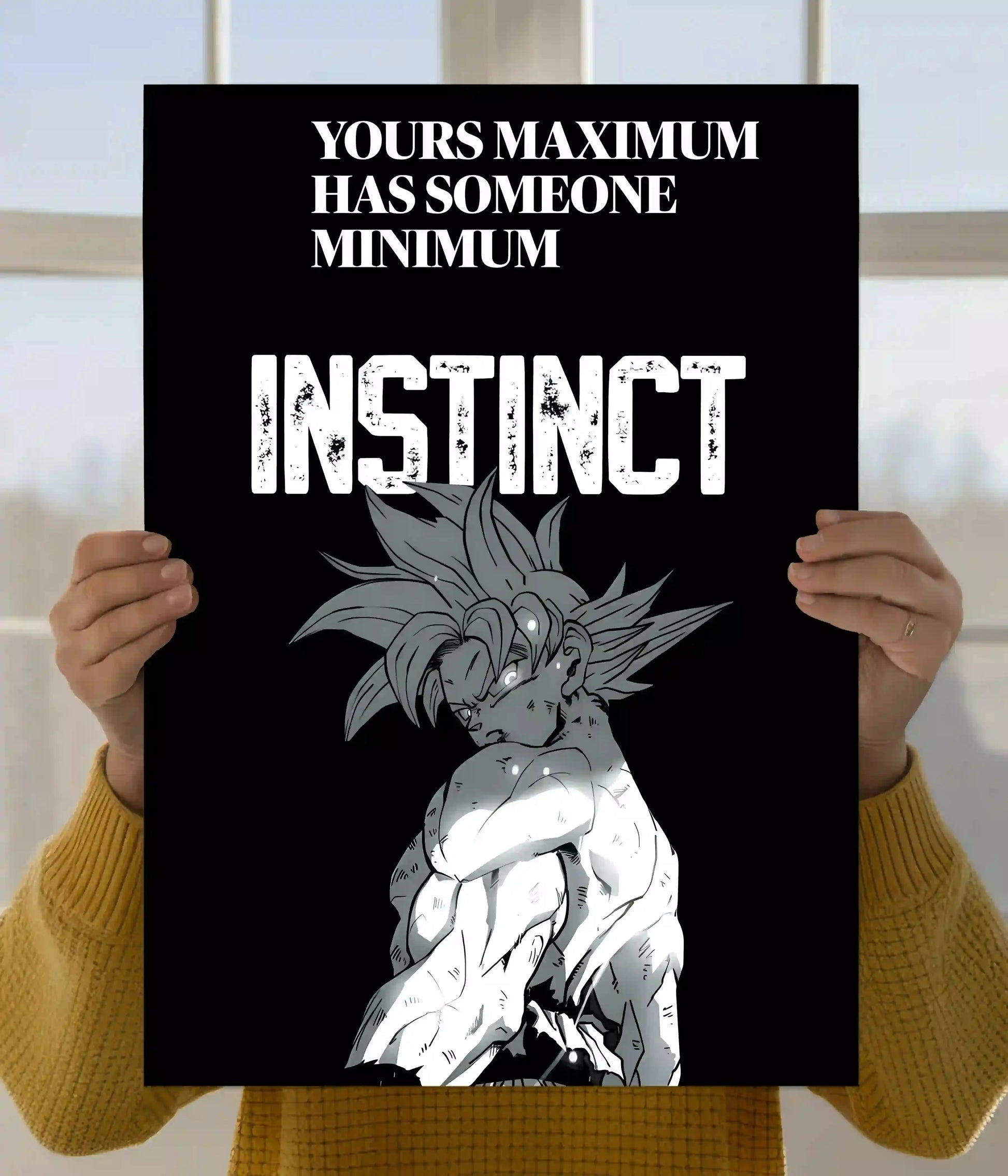 Ultra Instinct Goku Dragon Ball Z Wall Poster Main Image - Everanta