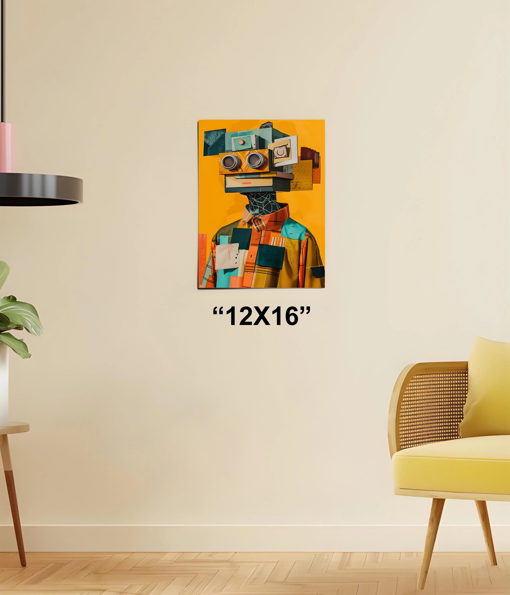 Urban Surrealism – Abstract Aesthetic Digital Wall Art Poster 12x16 Size - Everanta