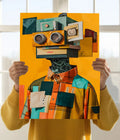 Urban Surrealism – Abstract Aesthetic Digital Wall Art Poster