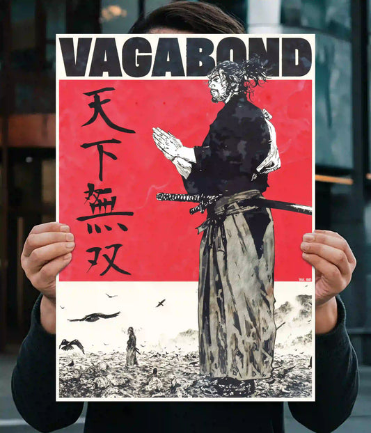 Vagabond Samurai Minimal Anime Poster Main Image - Everanta
