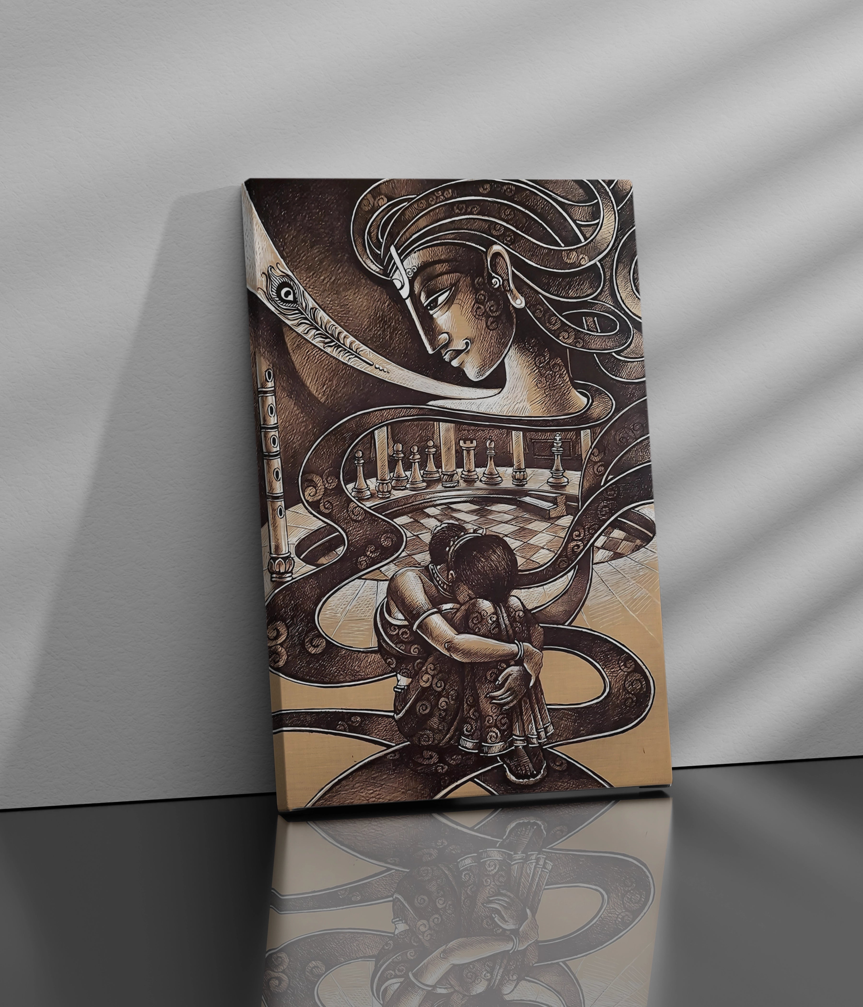 Vastra Haran: The Eternal Protector Canvas Print Side Look