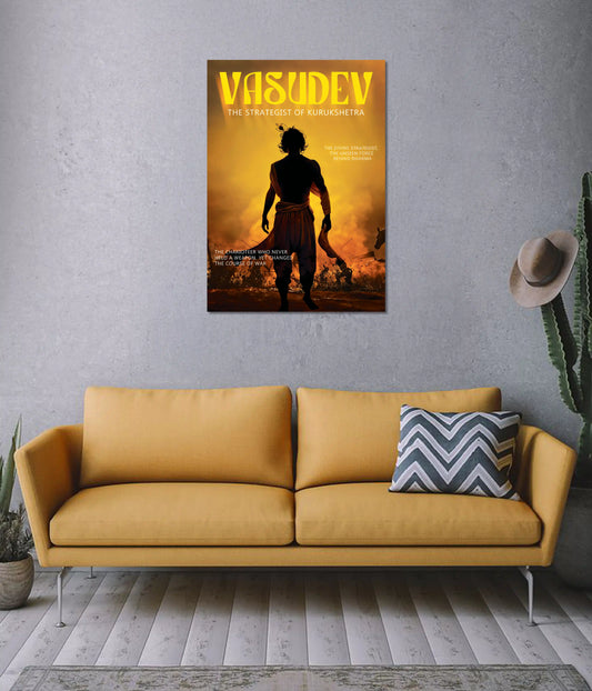 Vasudev – The Strategist of Kurukshetra Wall Poster on Wall - Everanta