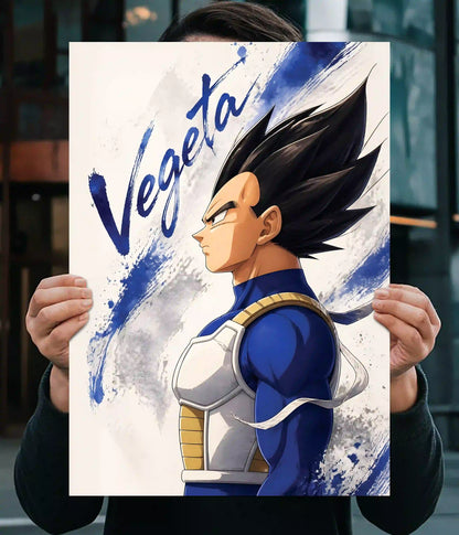 Vegeta Saiyan Pride Dragon Ball Z Wall Poster Main Image - Everanta