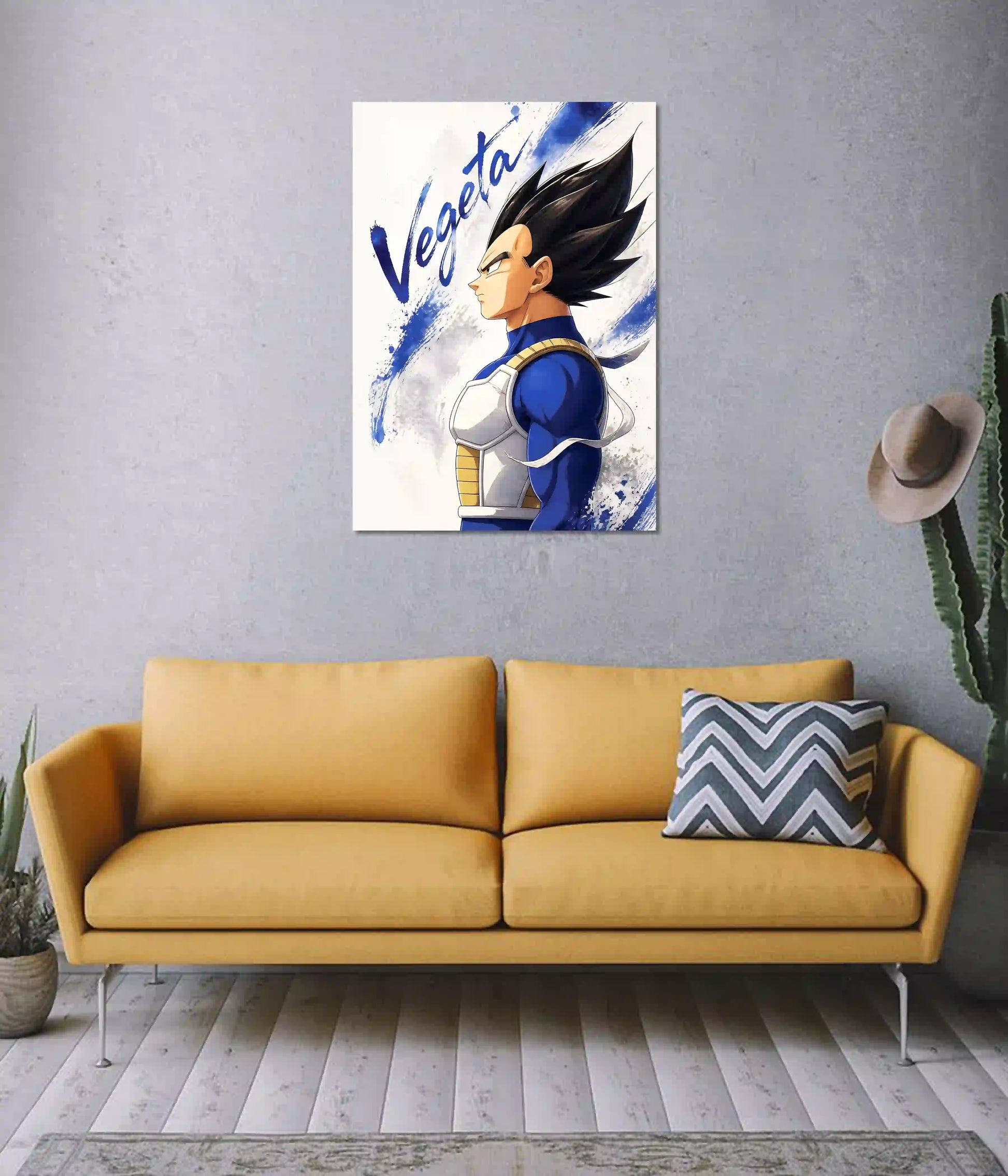 Vegeta Saiyan Pride Dragon Ball Z Wall Poster on Wall - Everanta