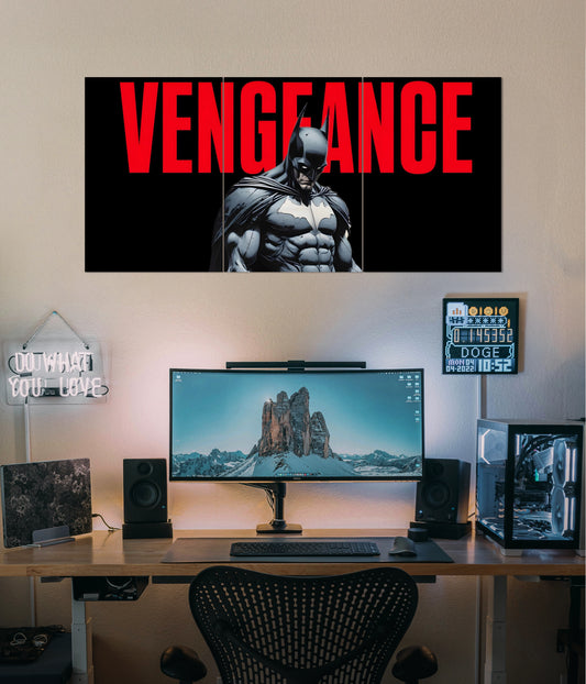 Vengeance Unmasked – Batman Split Poster Set Main Image - Everanta
