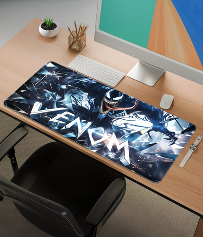 Venom Desk Mat – Extended Gaming Pad Side View - Everanta