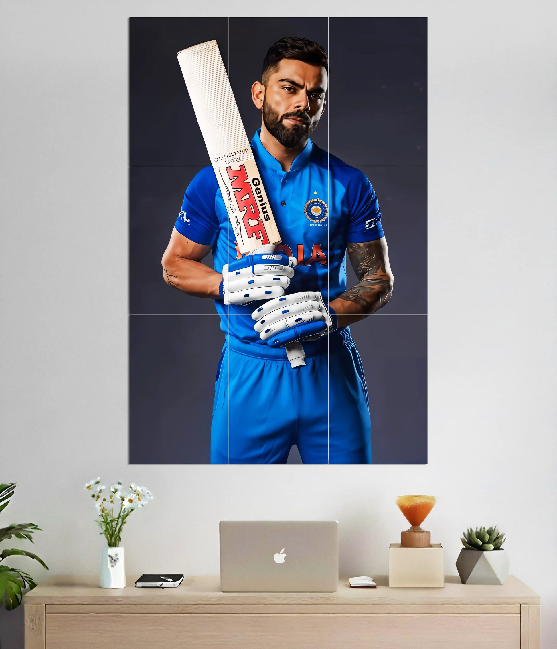 Virat Kohli 9-Piece Split Poster Main Image - Everanta
