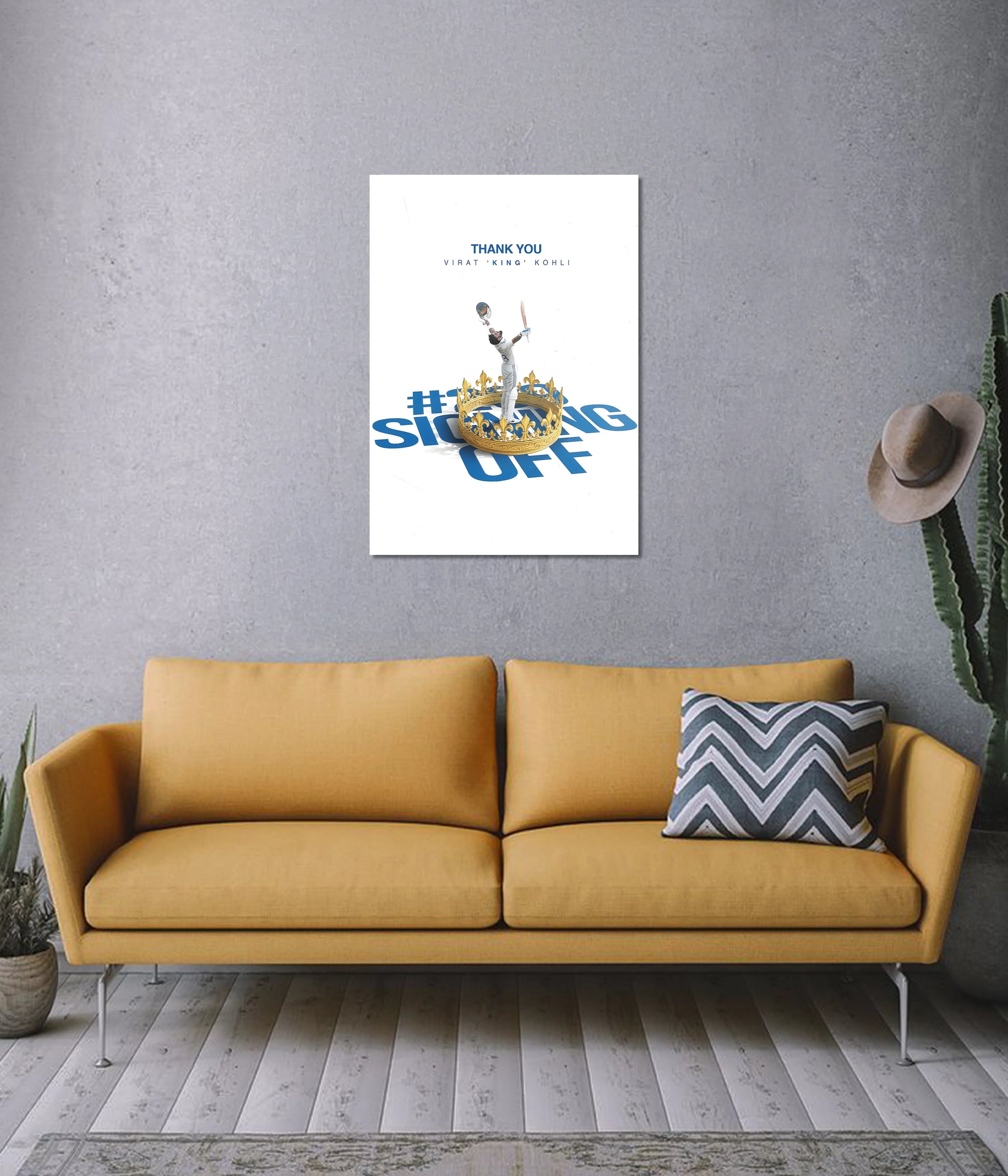 Virat Kohli “Signing Off” Tribute Poster - Everanta