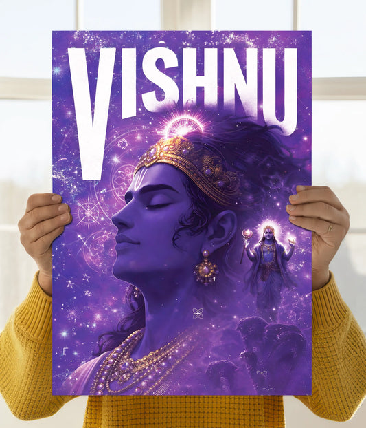 Vishnu – Preserver of the Universe Wall Poster Main Image - Everanta