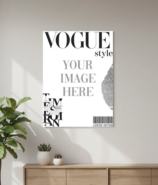 Vogue Magazine Poster | Custom Fashion Cover Wall Art - Everanta