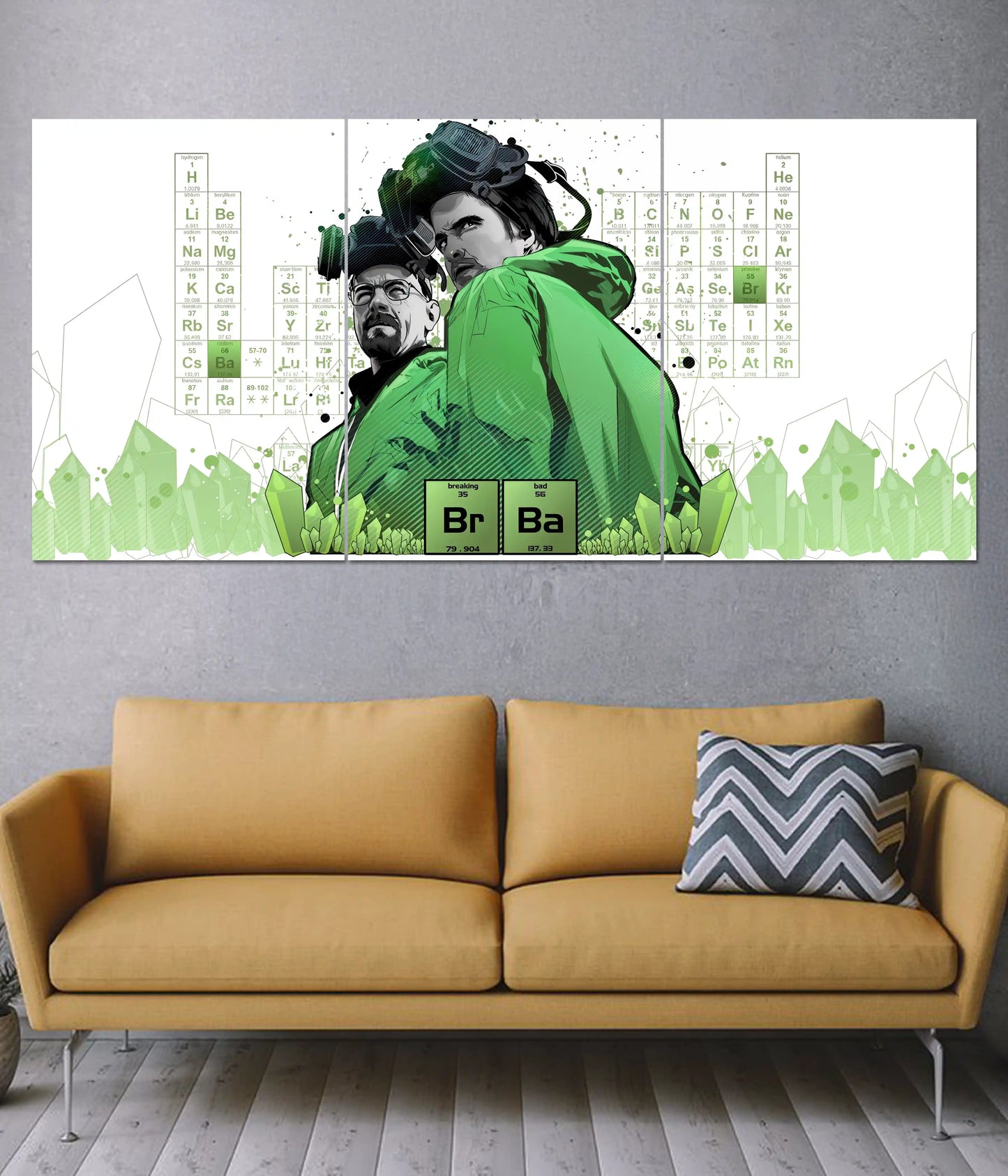 Walter & Jesse - Breaking Bad Split Poster - Everanta