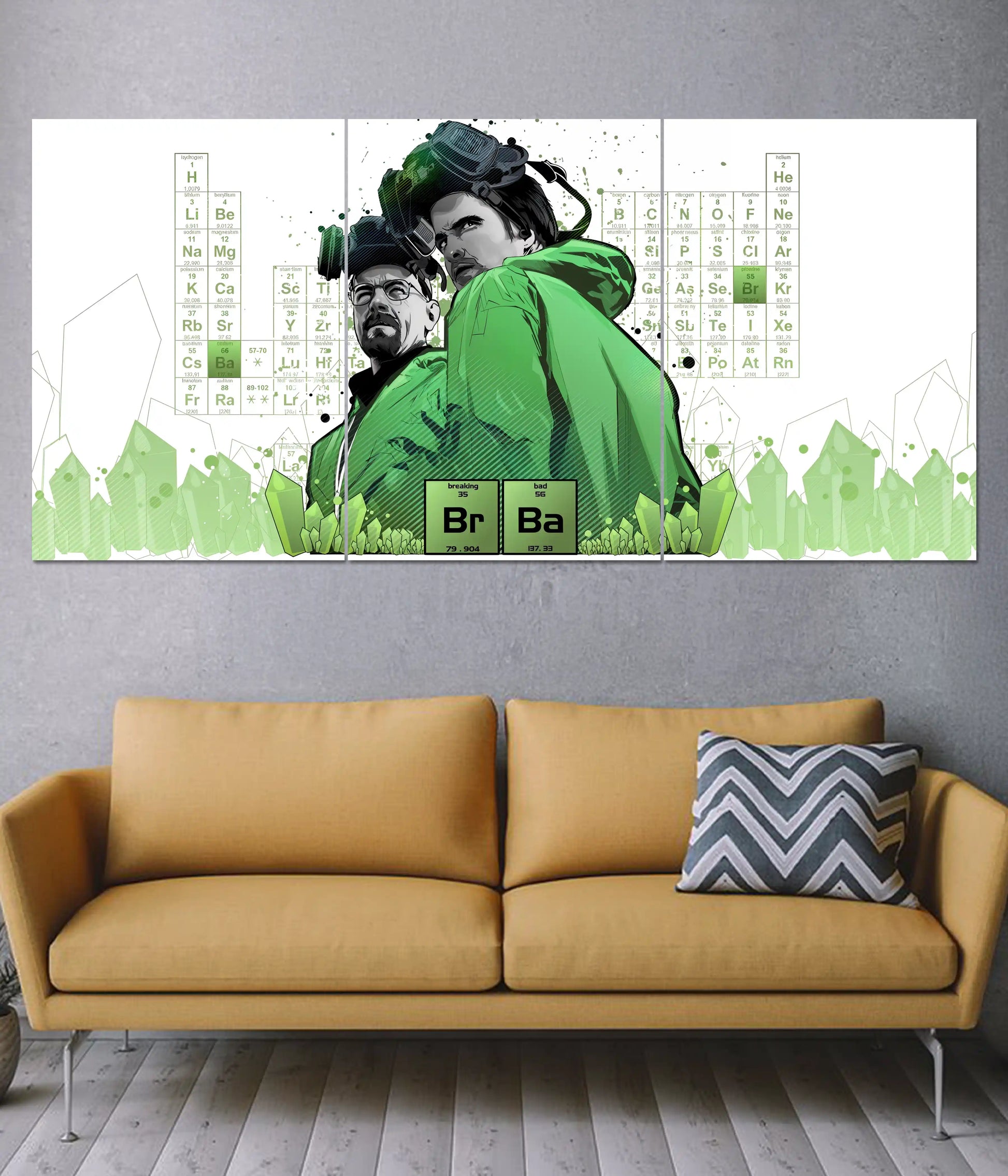 Walter & Jesse - Breaking Bad Split Poster - Everanta