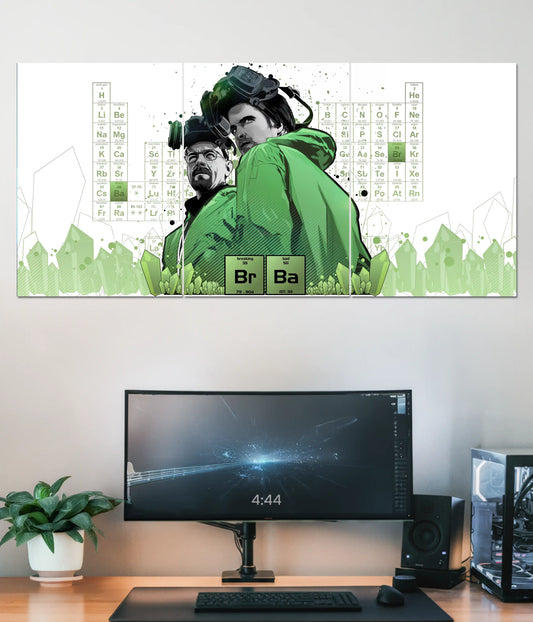Walter & Jesse - Breaking Bad Split Poster Main Image - Everanta