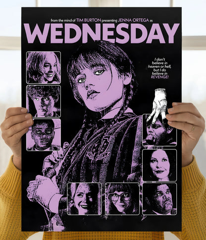 Wednesday – Jenna Ortega Wall Poster Main Image - Everanta