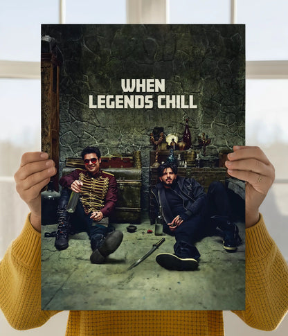 When Legends Chill – Lokah Cinematic Duo Poster Main Image - Everanta