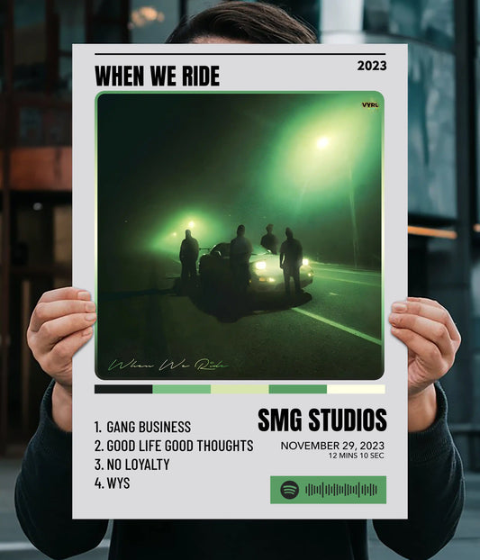 When We Ride – SMG Studios Music Poster Main Image - Everanta