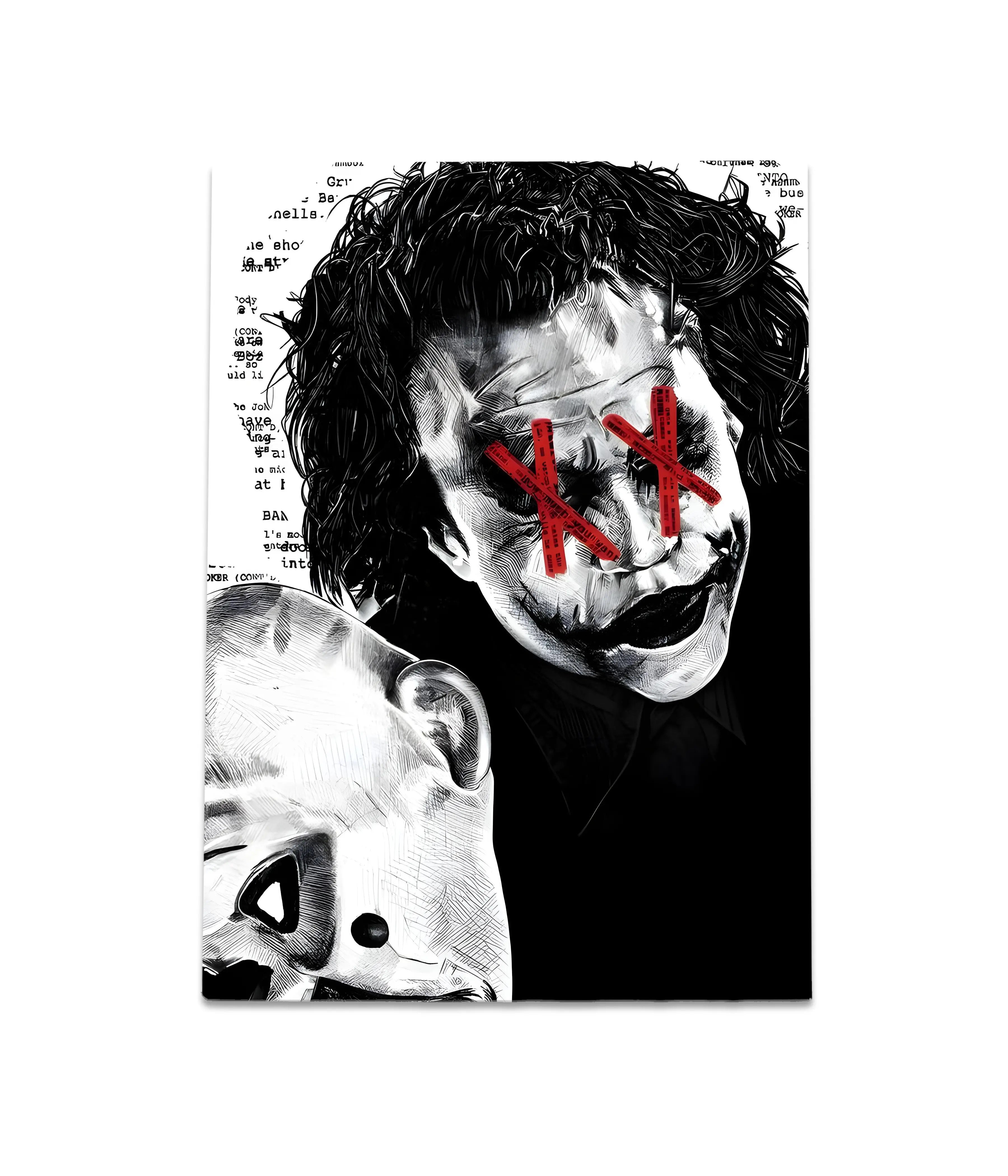 Why So Serious? - Joker Metal Poster 11.7x15.7 inches - Everanta
